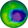 Antarctic Ozone 2009-10-14